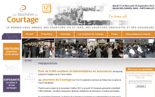 lesjourneesducourtage.com website preview