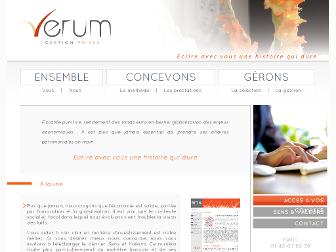 verum.fr website preview
