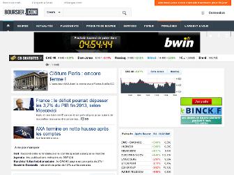 boursier.com website preview