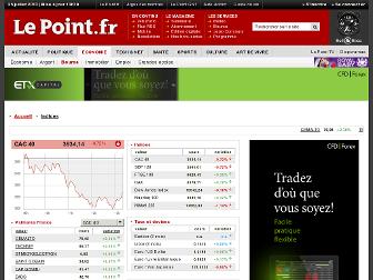 bourse.lepoint.fr website preview