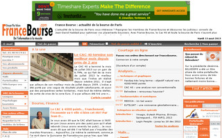 francebourse.com website preview
