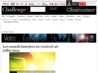 video.challenges.fr website preview