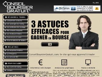 conseilboursiergratuit.com website preview