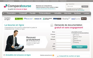 comparabourse.fr website preview