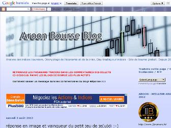 aroon-bourse.blogspot.com website preview
