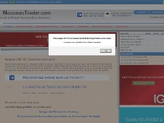 nouveautrader.com website preview