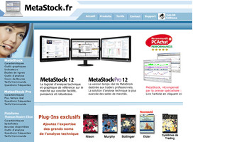 metastock.fr website preview