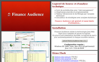 finance-audience.com website preview