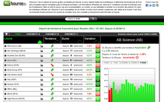 xlbourse.fr website preview