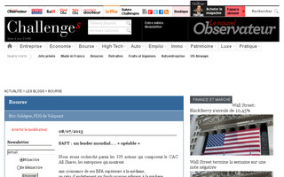 bourse.blogs.challenges.fr website preview