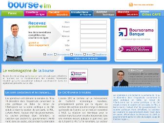 bourse.fm website preview