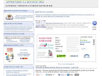 apprendrelabourse.org website preview