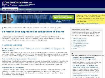 comprendrelabourse.com website preview