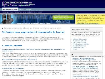 comprendrelabourse.com website preview