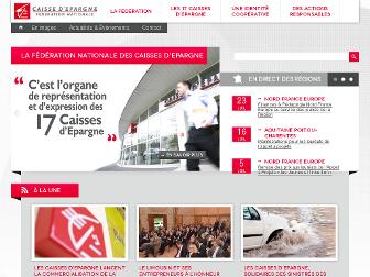 federation.caisse-epargne.fr website preview