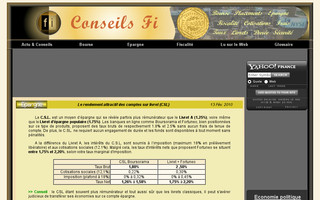 conseilsfi.free.fr website preview