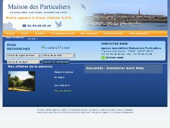 maisondesparticuliers.com website preview