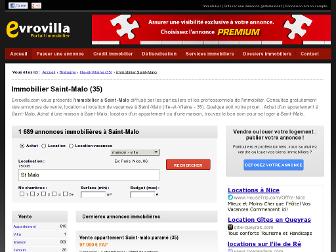 immobilier-saint-malo.evrovilla.com website preview