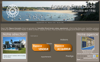 agenceemeraude.fr website preview