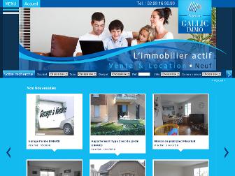 gallic-immo.com website preview