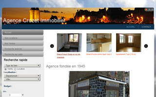crozet-immobilier.fr website preview