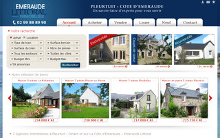emeraude-littoral.com website preview