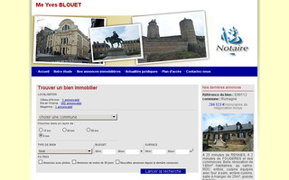 blouet.notaires.fr website preview