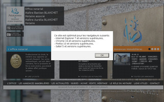 blanchet-fougeres.notaires.fr website preview