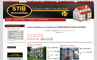 stibimmobilier.com website preview