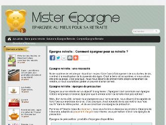 mister-epargne.com website preview