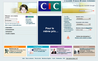 cic.fr website preview