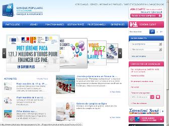 cotedazur.banquepopulaire.fr website preview