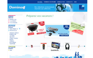 dominos.banquepopulaire.fr website preview