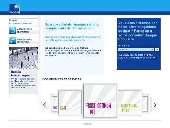 epargnesalariale.banquepopulaire.fr website preview