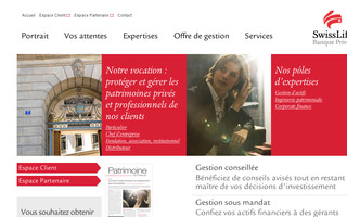 swisslifebanque.fr website preview