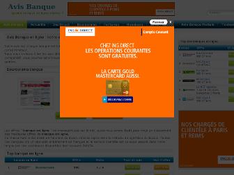 avisbanque.fr website preview