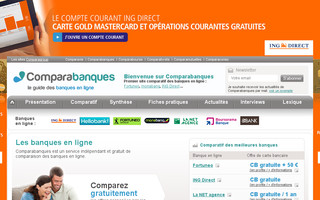 comparabanques.fr website preview