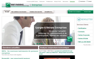 entreprises.bnpparibas.fr website preview