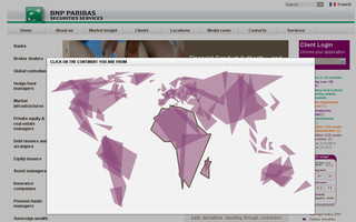 securities.bnpparibas.com website preview