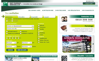 logement.bnpparibas.fr website preview