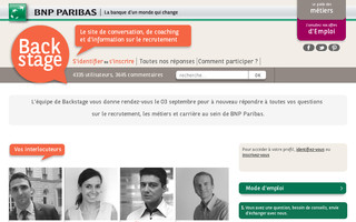 backstage.bnpparibas.com website preview