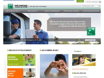 leasingsolutions.bnpparibas.fr website preview