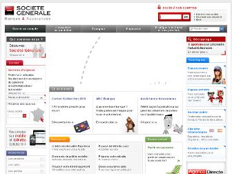 particuliers.societegenerale.fr website preview