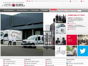 societegenerale.com website preview