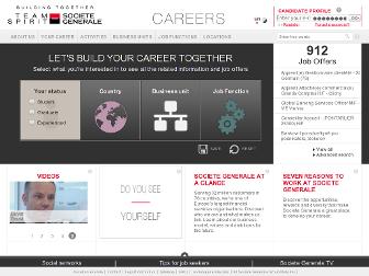 careers.societegenerale.com website preview