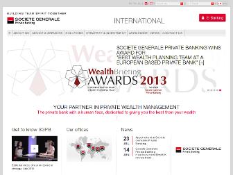 privatebanking.societegenerale.com website preview