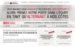 alternance.societegenerale.com website preview