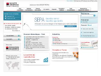 associations.societegenerale.fr website preview