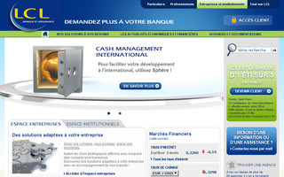 entreprises.lcl.fr website preview