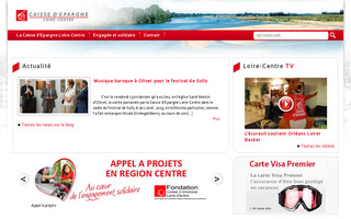 caisse-epargne-loirecentre.fr website preview
